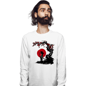 Shirts Long Sleeve Shirts, Unisex / Small / White Saiyan Under The Sun