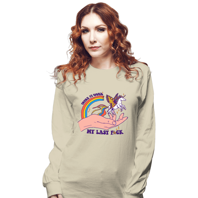 Secret_Shirts Long Sleeve Shirts, Unisex / Small / Natural There It Goes