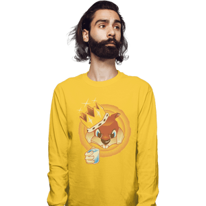 Shirts Long Sleeve Shirts, Unisex / Small / Gold Bad Fur Day