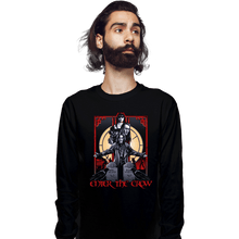Load image into Gallery viewer, Daily_Deal_Shirts Long Sleeve Shirts, Unisex / Small / Black Enter The Crow
