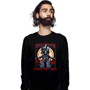 Daily_Deal_Shirts Long Sleeve Shirts, Unisex / Small / Black Enter The Crow