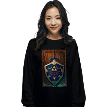 Load image into Gallery viewer, Shirts Long Sleeve Shirts, Unisex / Small / Black Legend Of Zelda Poster
