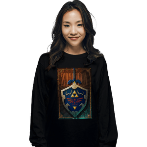 Shirts Long Sleeve Shirts, Unisex / Small / Black Legend Of Zelda Poster