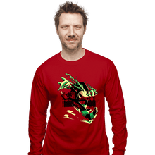 Load image into Gallery viewer, Daily_Deal_Shirts Long Sleeve Shirts, Unisex / Small / Red The Strongest Dude
