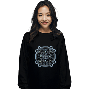 Shirts Long Sleeve Shirts, Unisex / Small / Black Gamer Mandala