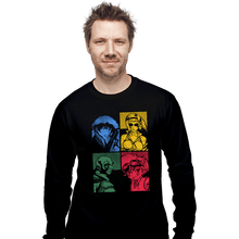Load image into Gallery viewer, Secret_Shirts Long Sleeve Shirts, Unisex / Small / Black Bebop Panels
