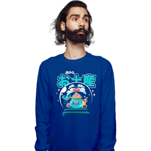 Shirts Long Sleeve Shirts, Unisex / Small / Royal Blue JRPG Souvenir Slimes