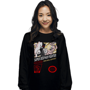 Secret_Shirts Long Sleeve Shirts, Unisex / Small / Black Super Despair Fighter