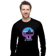 Load image into Gallery viewer, Shirts Long Sleeve Shirts, Unisex / Small / Black Retrowave Darksouls
