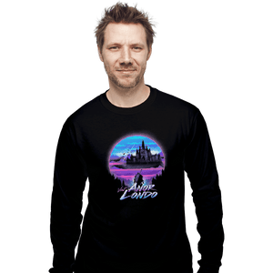 Shirts Long Sleeve Shirts, Unisex / Small / Black Retrowave Darksouls