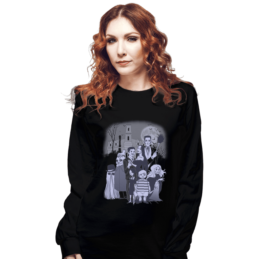 Shirts Long Sleeve Shirts, Unisex / Small / Black Family Portrait