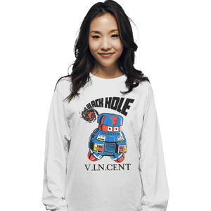 Shirts Long Sleeve Shirts, Unisex / Small / White Vinbot