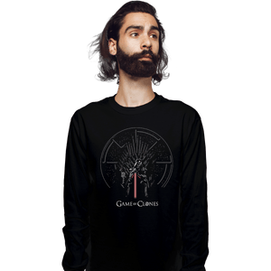 Shirts Long Sleeve Shirts, Unisex / Small / Black Game Of Clones