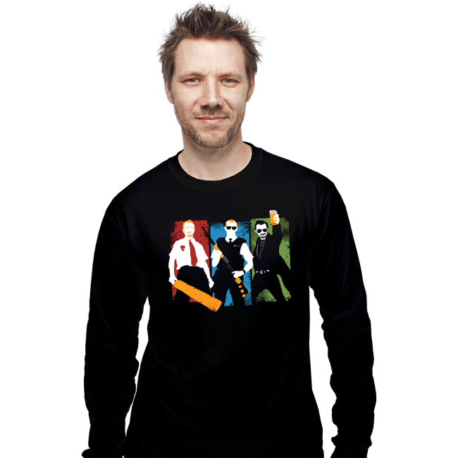 Secret_Shirts Long Sleeve Shirts, Unisex / Small / Black Blood  And Ice Cream