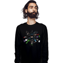 Load image into Gallery viewer, Secret_Shirts Long Sleeve Shirts, Unisex / Small / Black Batwick Tee
