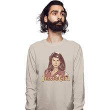 Load image into Gallery viewer, Shirts Long Sleeve Shirts, Unisex / Small / Sand Jesse&#39;s Girl
