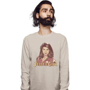 Shirts Long Sleeve Shirts, Unisex / Small / Sand Jesse's Girl