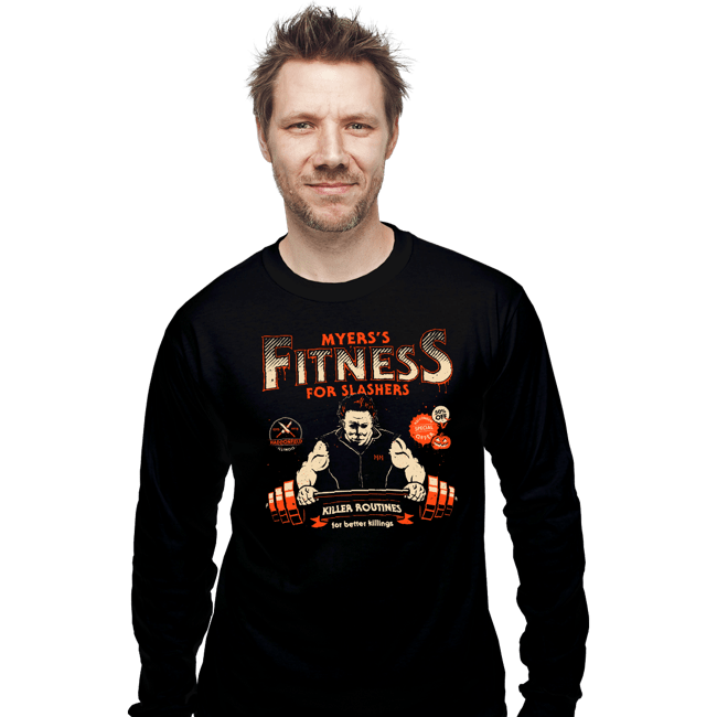 Daily_Deal_Shirts Long Sleeve Shirts, Unisex / Small / Black Myer's Fitness