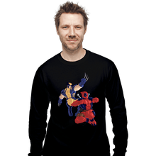 Load image into Gallery viewer, Secret_Shirts Long Sleeve Shirts, Unisex / Small / Black Wolverine And Deadpool
