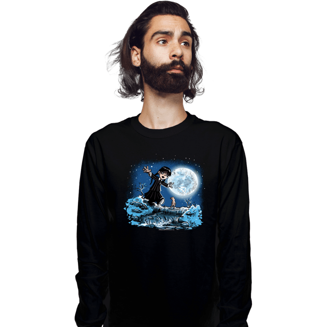 Secret_Shirts Long Sleeve Shirts, Unisex / Small / Black Thing And Wednesday