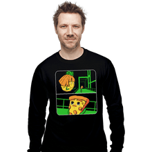 Load image into Gallery viewer, Secret_Shirts Long Sleeve Shirts, Unisex / Small / Black Slice Runner
