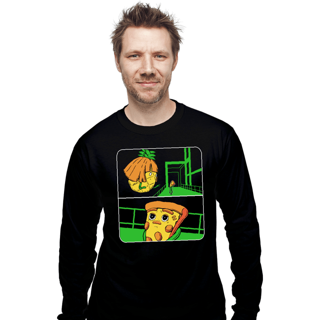 Secret_Shirts Long Sleeve Shirts, Unisex / Small / Black Slice Runner