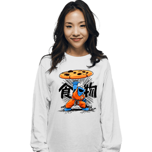 Shirts Long Sleeve Shirts, Unisex / Small / White Cookie Disc