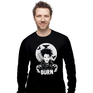 Shirts Long Sleeve Shirts, Unisex / Small / Black Burn