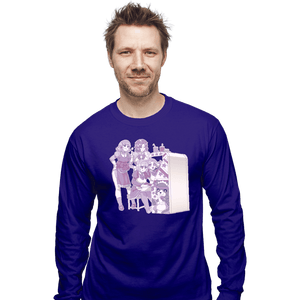 Daily_Deal_Shirts Long Sleeve Shirts, Unisex / Small / Violet Maid Arcade