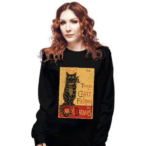 Shirts Long Sleeve Shirts, Unisex / Small / Black Chat Flerken