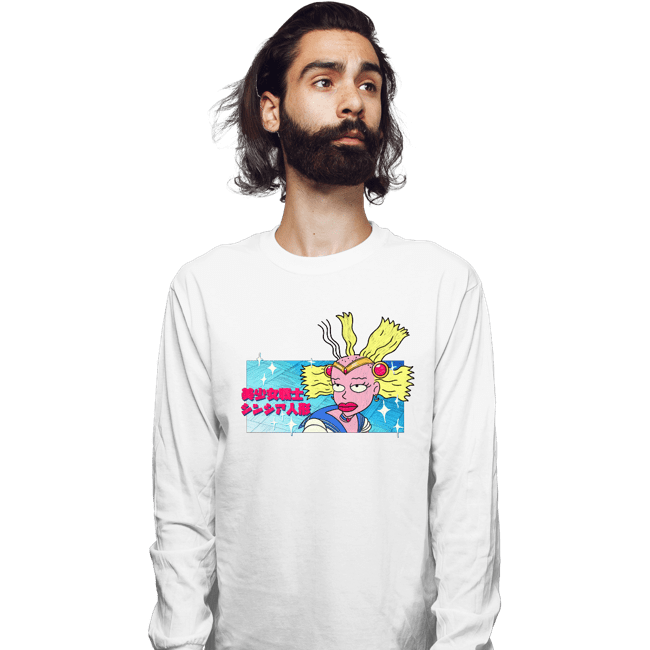 Secret_Shirts Long Sleeve Shirts, Unisex / Small / White Pretty Guardian Cynthia