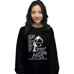 Daily_Deal_Shirts Long Sleeve Shirts, Unisex / Small / Black Fear!