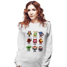 Load image into Gallery viewer, Secret_Shirts Long Sleeve Shirts, Unisex / Small / White Marvels
