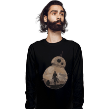 Load image into Gallery viewer, Shirts Long Sleeve Shirts, Unisex / Small / Black Rolling Through Space
