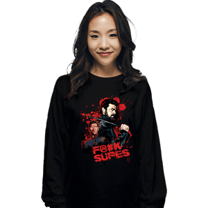 Secret_Shirts Long Sleeve Shirts, Unisex / Small / Black F Supes