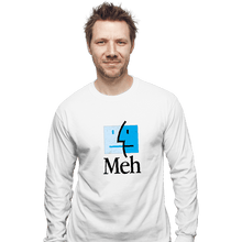 Load image into Gallery viewer, Daily_Deal_Shirts Long Sleeve Shirts, Unisex / Small / White Meh
