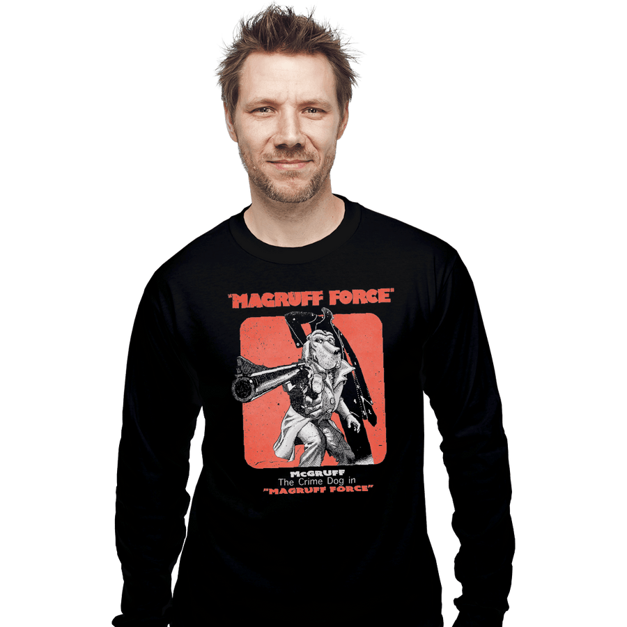Shirts Long Sleeve Shirts, Unisex / Small / Black Magruff Force