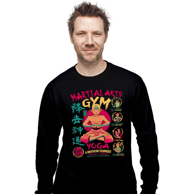 Daily_Deal_Shirts Long Sleeve Shirts, Unisex / Small / Black Martial Arts Gym