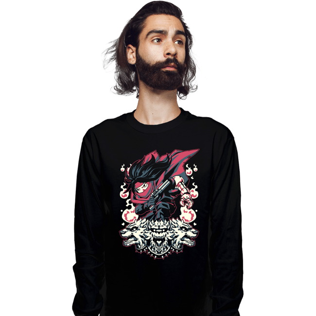 Secret_Shirts Long Sleeve Shirts, Unisex / Small / Black FF7 Cerberus
