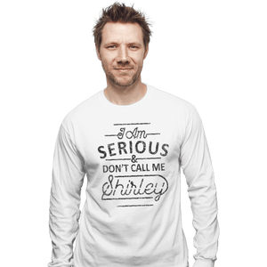 Shirts Long Sleeve Shirts, Unisex / Small / White Shirley