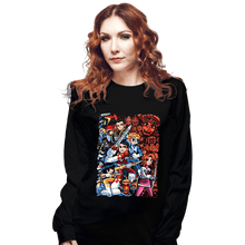 Load image into Gallery viewer, Daily_Deal_Shirts Long Sleeve Shirts, Unisex / Small / Black Morphin Pilgrim
