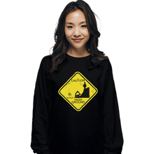 Load image into Gallery viewer, Shirts Long Sleeve Shirts, Unisex / Small / Black High Ground Warning

