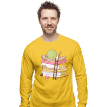 Load image into Gallery viewer, Shirts Long Sleeve Shirts, Unisex / Small / Gold Can&#39;t Sleep
