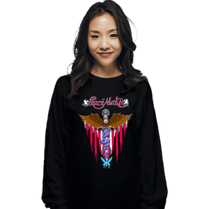 Secret_Shirts Long Sleeve Shirts, Unisex / Small / Black Peace Feels Good