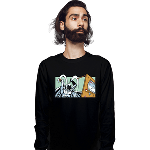 Daily_Deal_Shirts Long Sleeve Shirts, Unisex / Small / Black Moonopoly