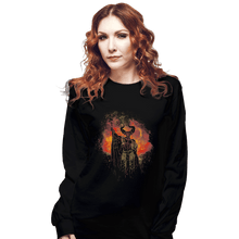 Load image into Gallery viewer, Shirts Long Sleeve Shirts, Unisex / Small / Black Lord Of Darkness Art

