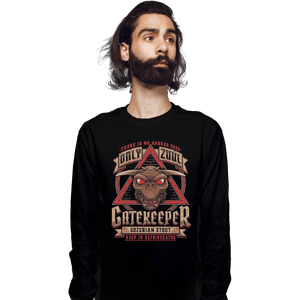 Shirts Long Sleeve Shirts, Unisex / Small / Black Gatekeeper