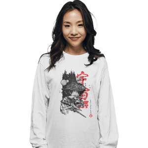 Shirts Long Sleeve Shirts, Unisex / Small / White Western Bebop