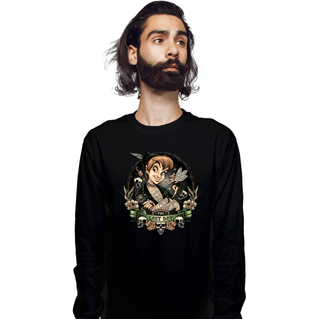 Daily_Deal_Shirts Long Sleeve Shirts, Unisex / Small / Black The Lost Boy