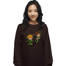 Load image into Gallery viewer, Shirts Long Sleeve Shirts, Unisex / Small / Dark Chocolate Suitable Shadow
